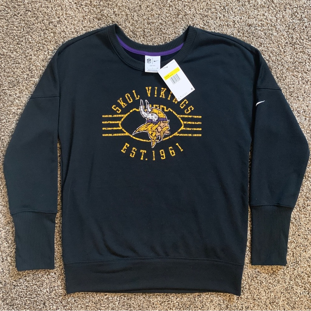 Nike Minnesota Vikings Crewneck NWT